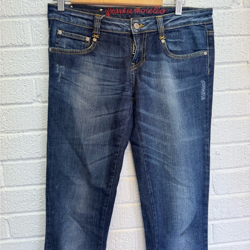 Frankie Morello Blue Skinny Jeans Modern Fit